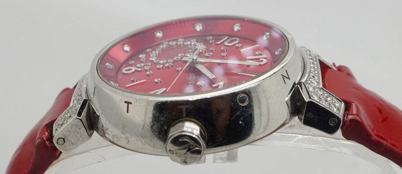 Louis Vuitton Tambour Fiji Heart Watch Red - Image 3