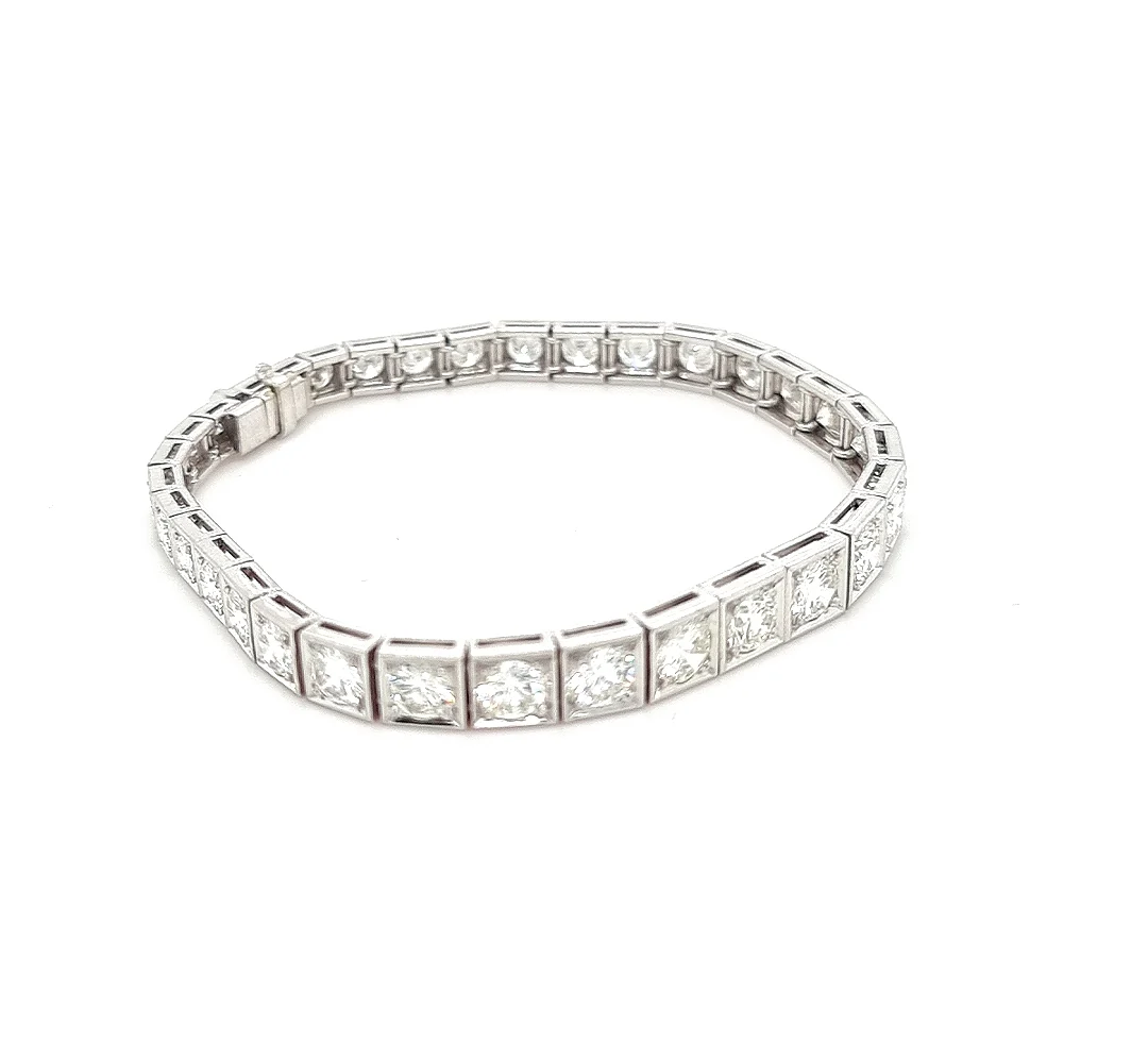 Bespoke Edwardian Diamond Bracelet - Image 3