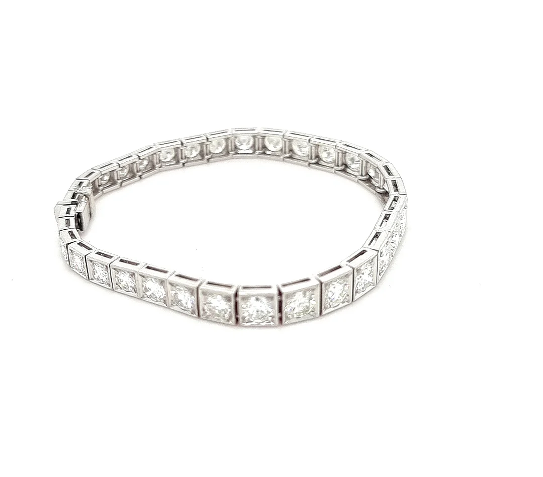 Bespoke Edwardian Diamond Bracelet - Image 4