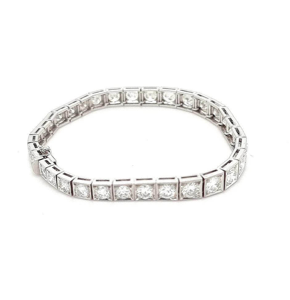 Bespoke Edwardian Diamond Bracelet - Image 5
