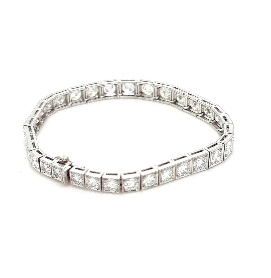 Bespoke Edwardian Diamond Bracelet - Image 6