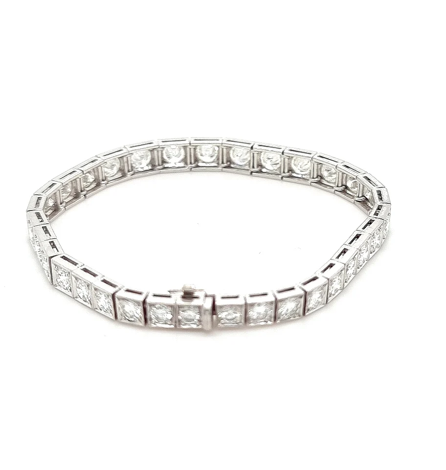 Bespoke Edwardian Diamond Bracelet - Image 7