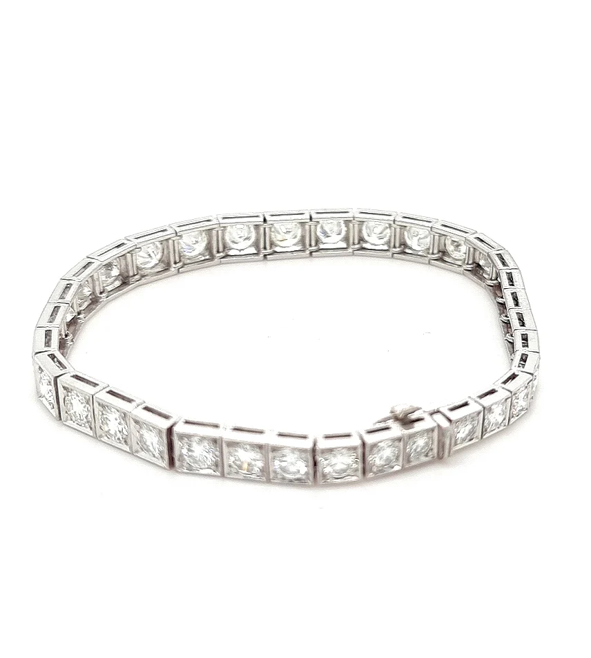Bespoke Edwardian Diamond Bracelet - Image 8
