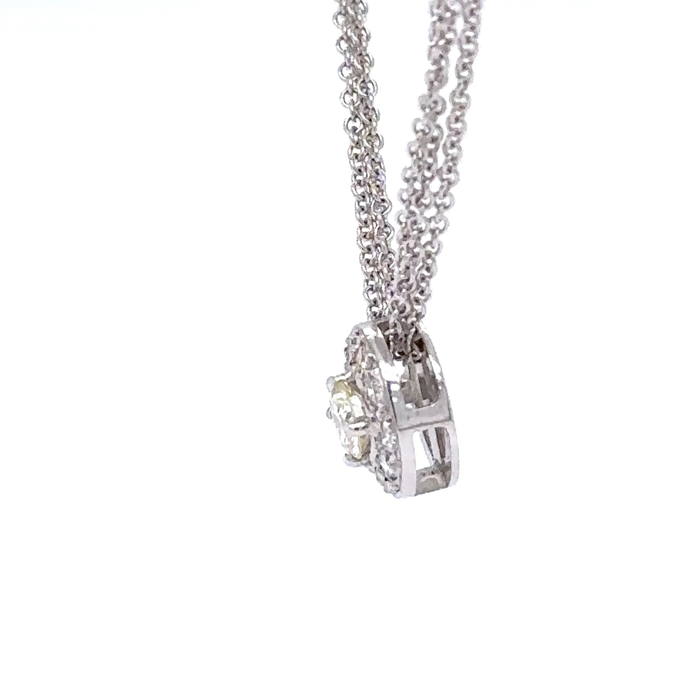 Bespoke Diamond Pendant Necklace 0.65ct - Image 3
