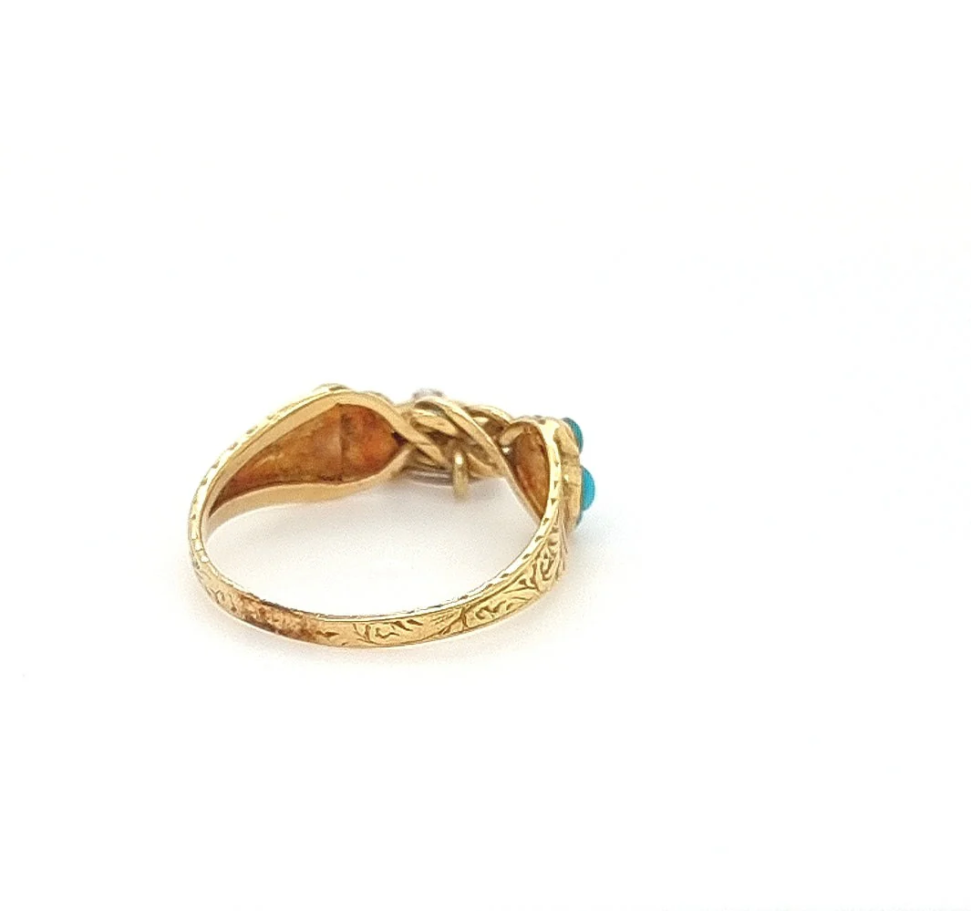 Bespoke Georgian Lovers Ring - Image 9