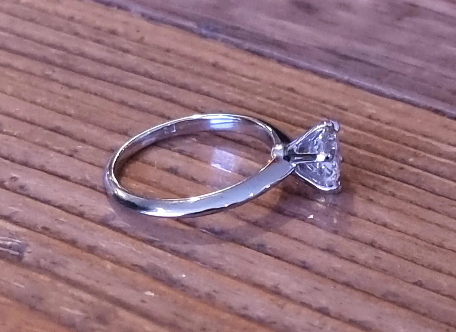 Bespoke Tiffany Style solitaire ring 1.05ct - Image 4