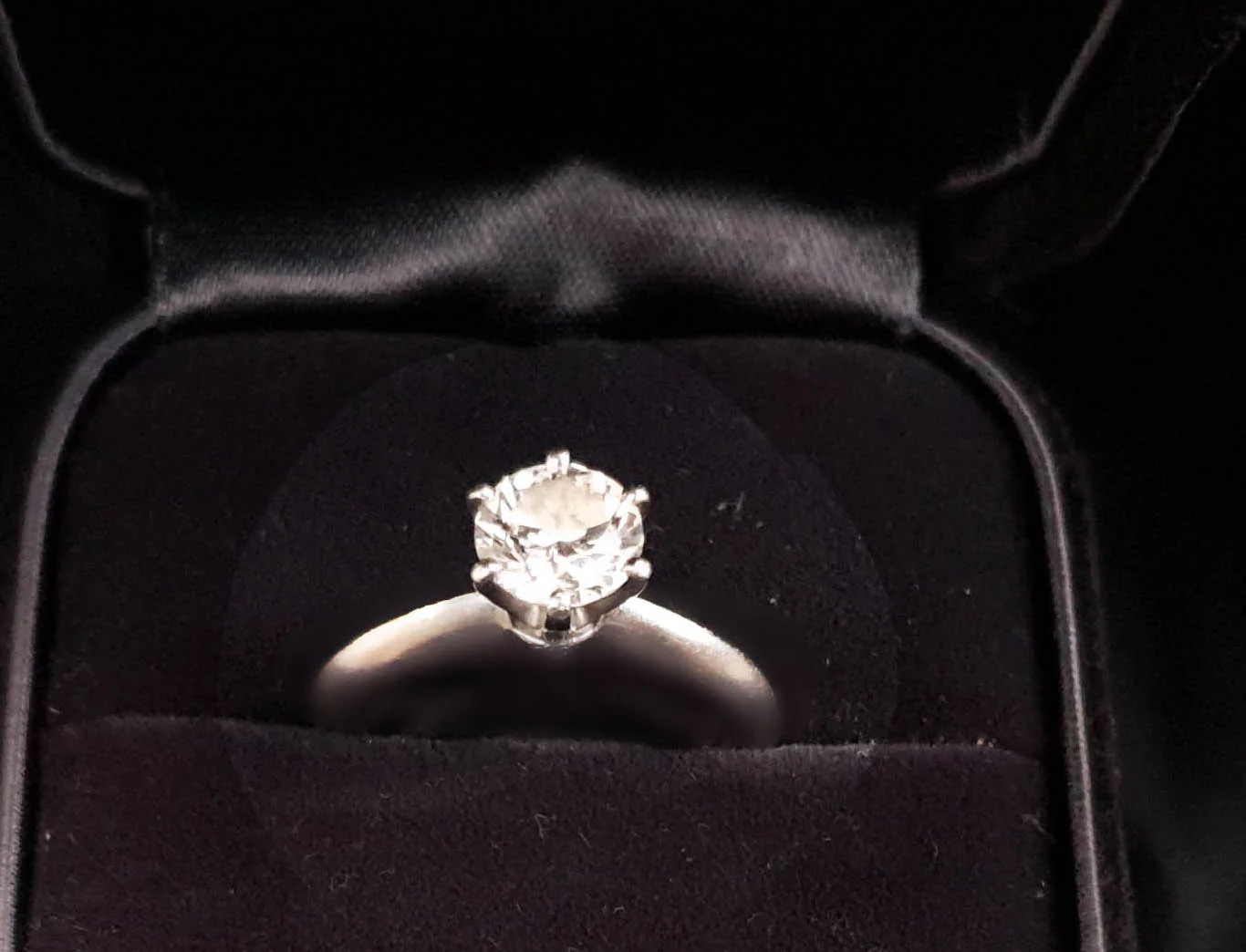 Bespoke Tiffany Style solitaire ring 1.05ct - Image 5