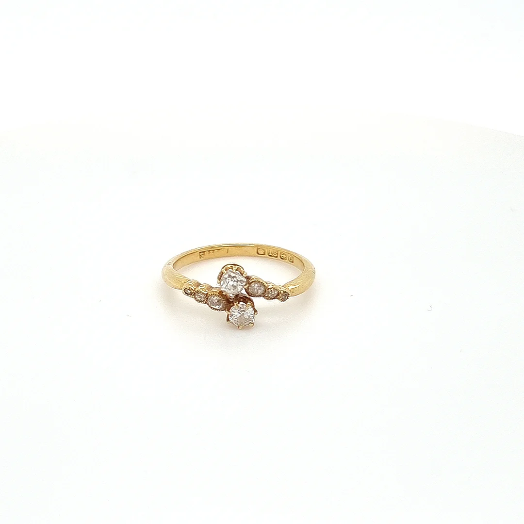 Antique Burmingham Diamond Ring - Image 10