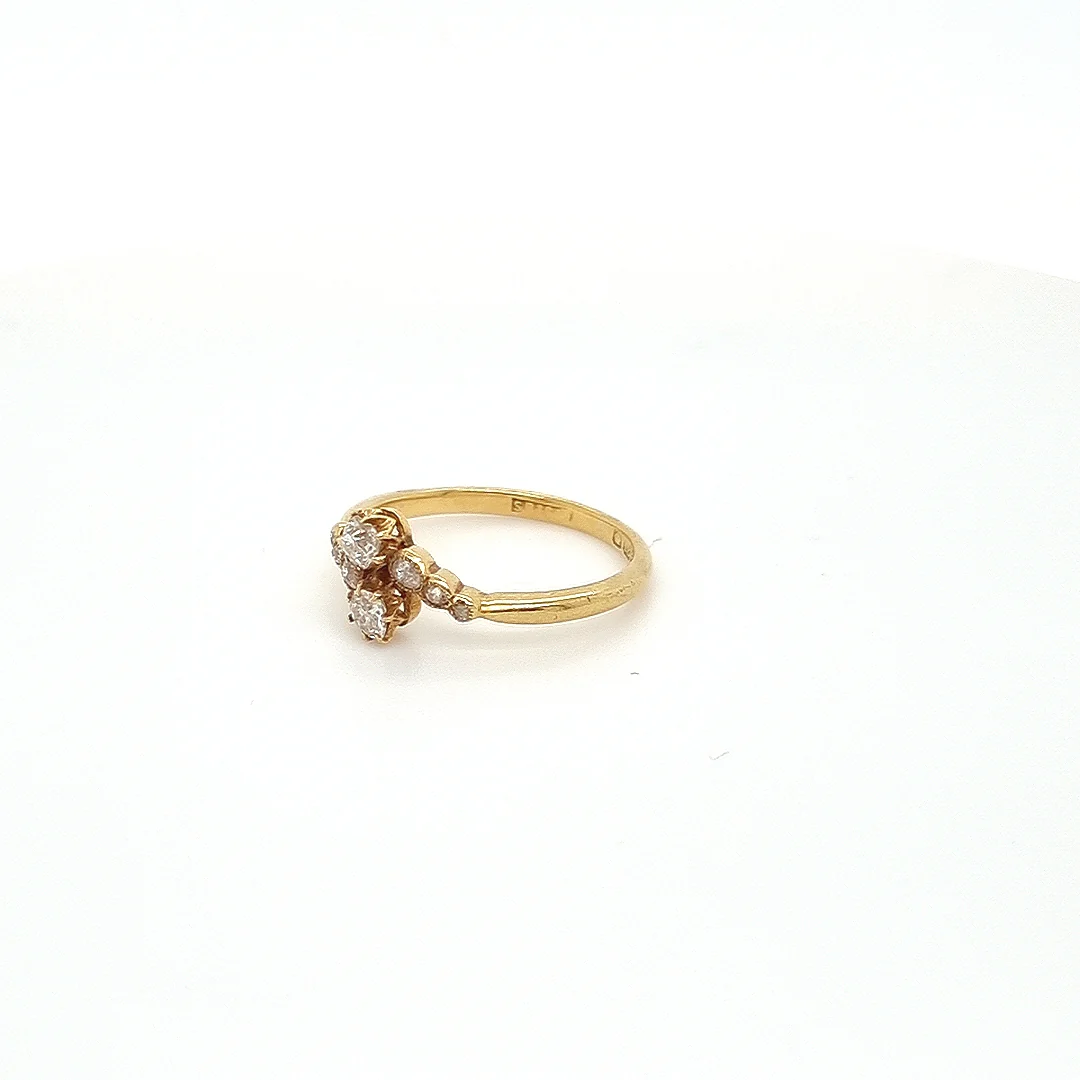 Antique Burmingham Diamond Ring - Image 8