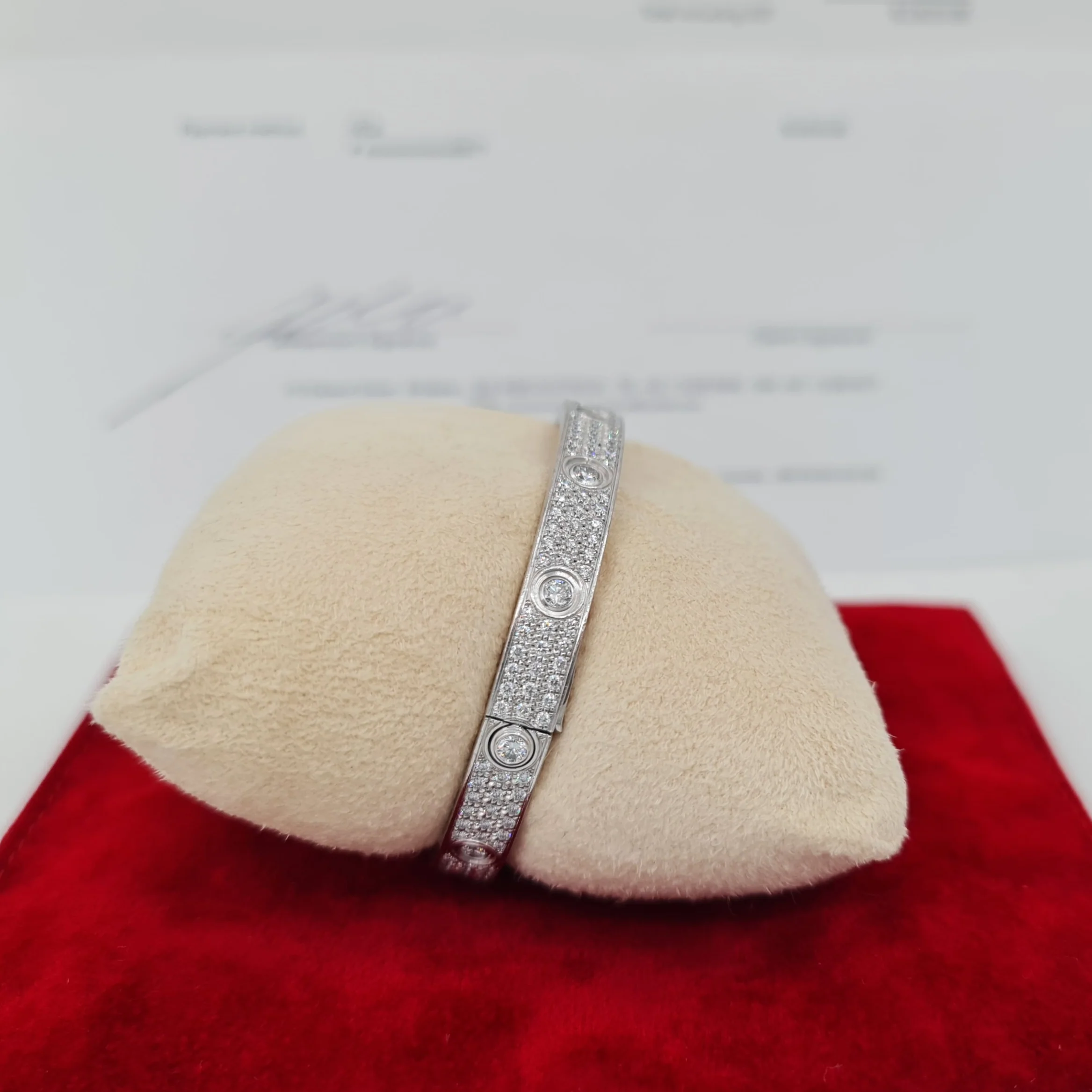 Cartier Love Bracelet 3.70ct - Image 13