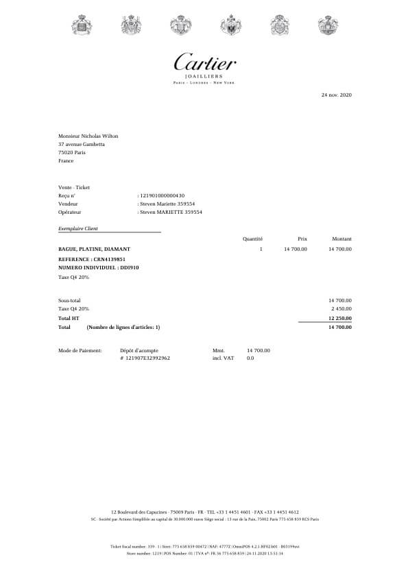 Cartier Diamond Ring 0.90ct - Image 11