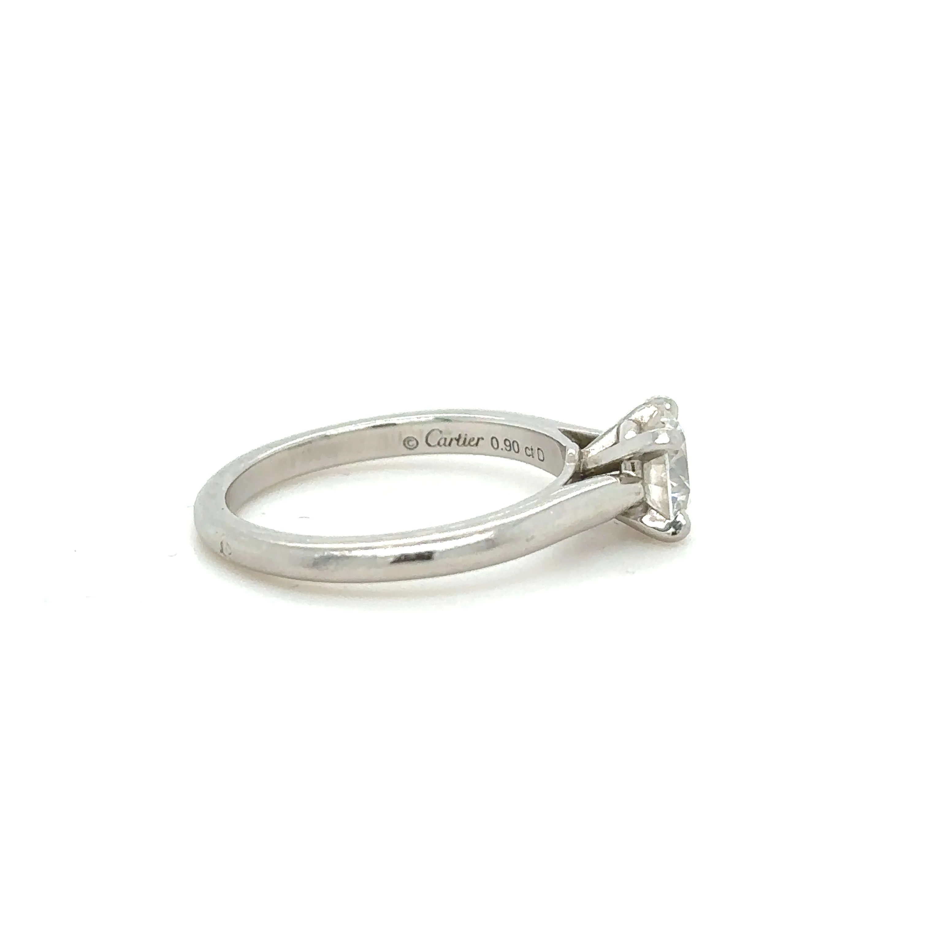 Cartier Diamond Ring 0.90ct - Image 4