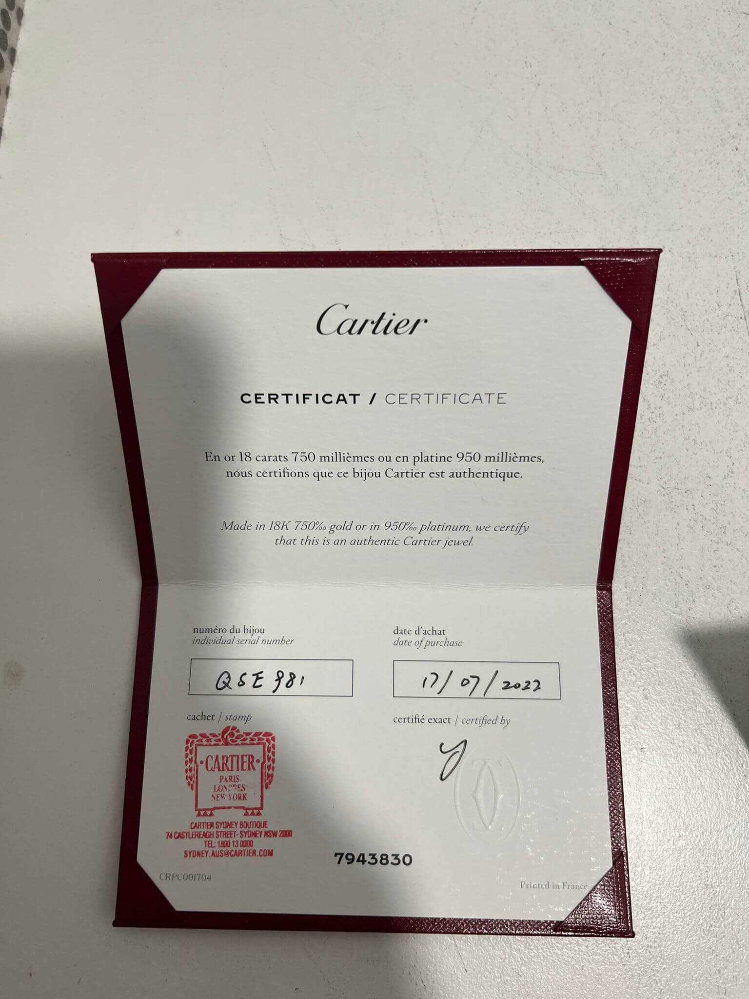 Cartier Love Bracelet - Image 8