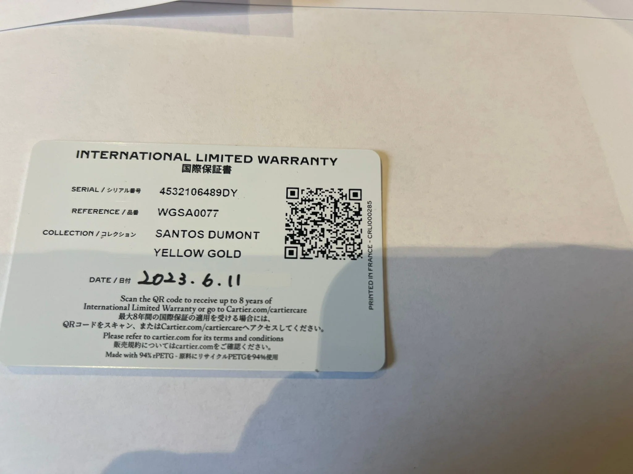 Cartier Santos Dumont Watch (Large) - Image 13