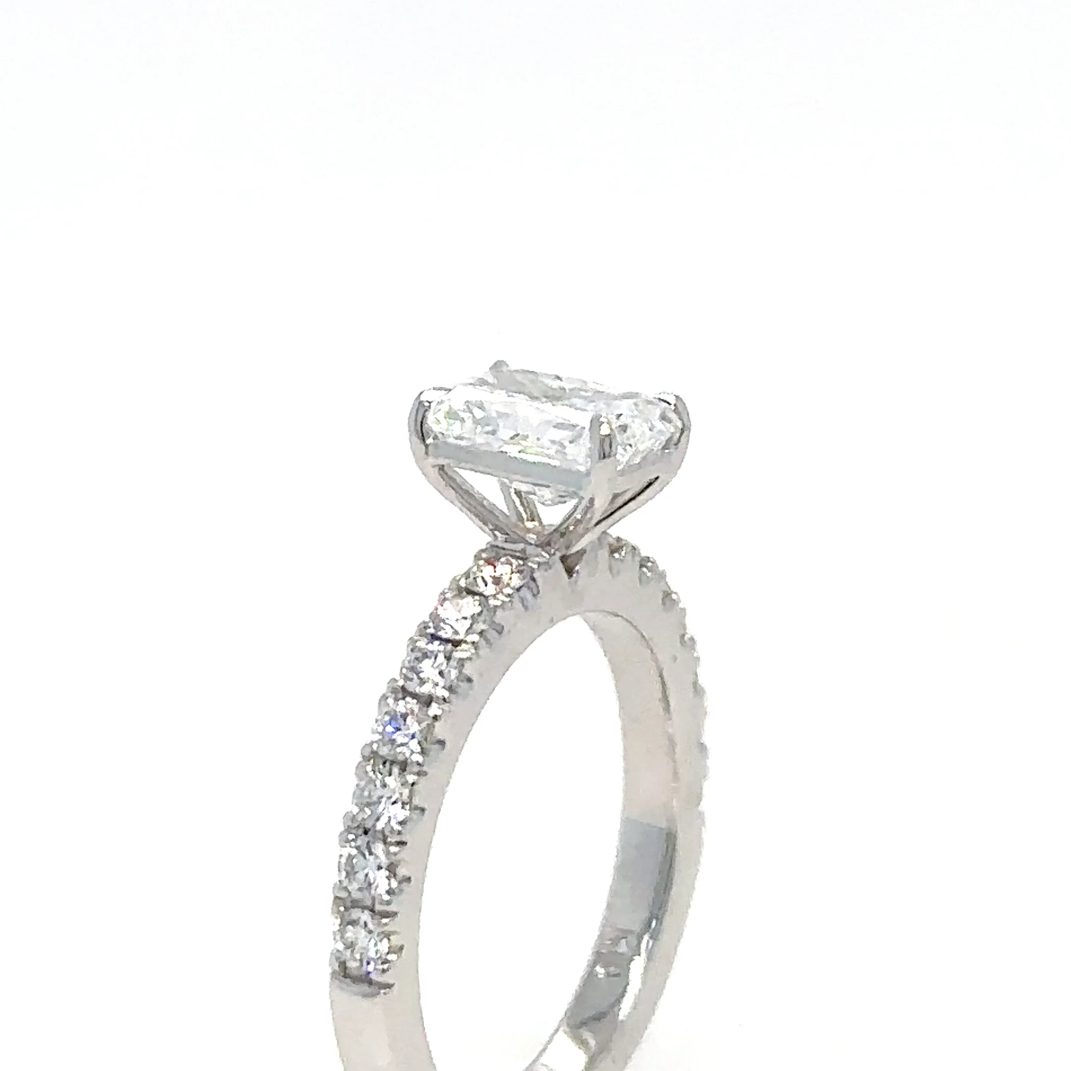 GIA 18ct White Gold Diamond Engagement Ring 1.20ct - Image 7