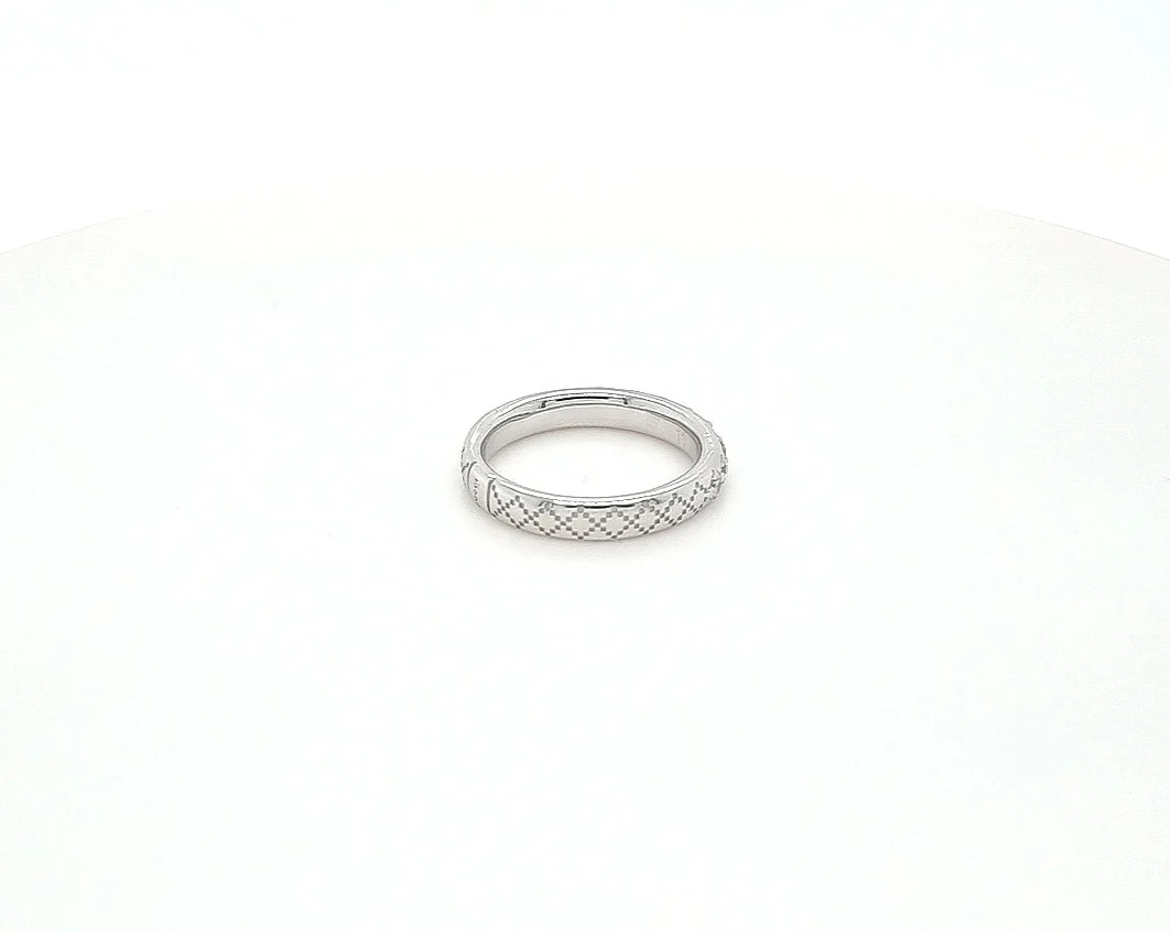 Gucci Diamatissima 18ct White Gold Ring - Image 10