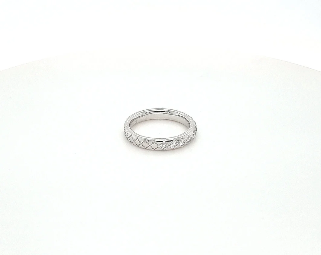 Gucci Diamatissima 18ct White Gold Ring - Image 12