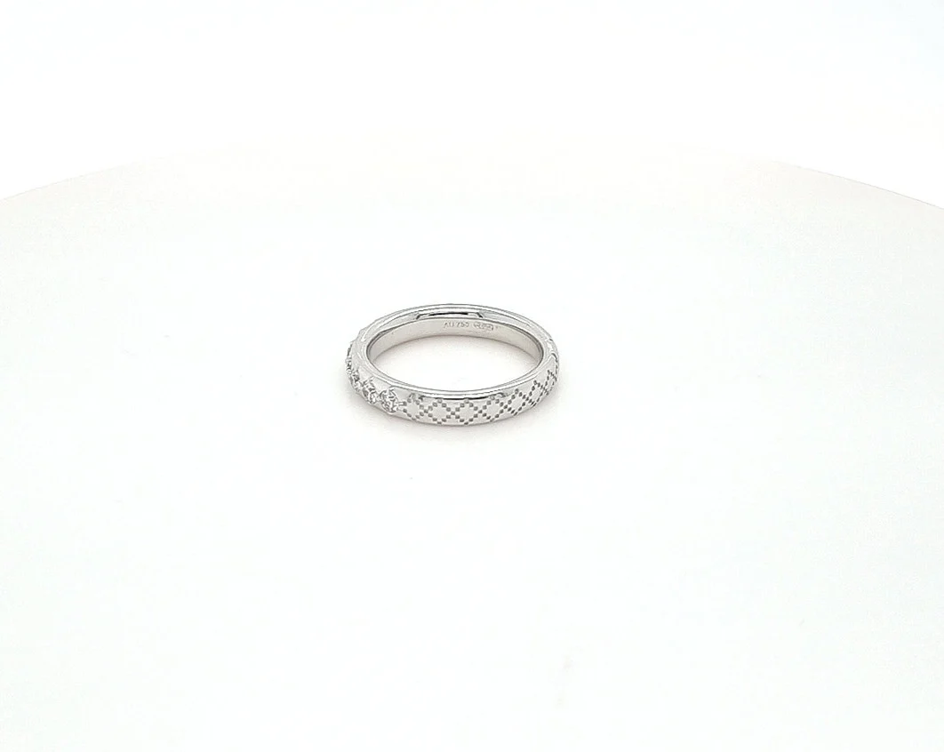 Gucci Diamatissima 18ct White Gold Ring - Image 6