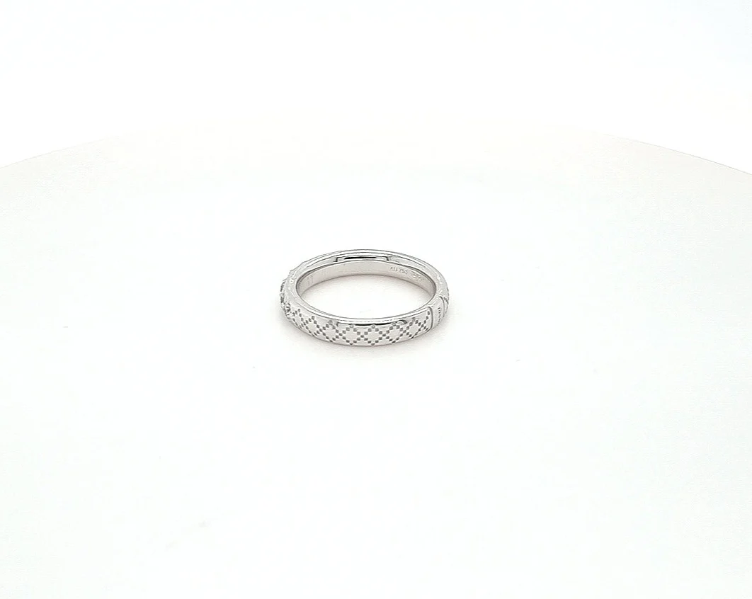 Gucci Diamatissima 18ct White Gold Ring - Image 7