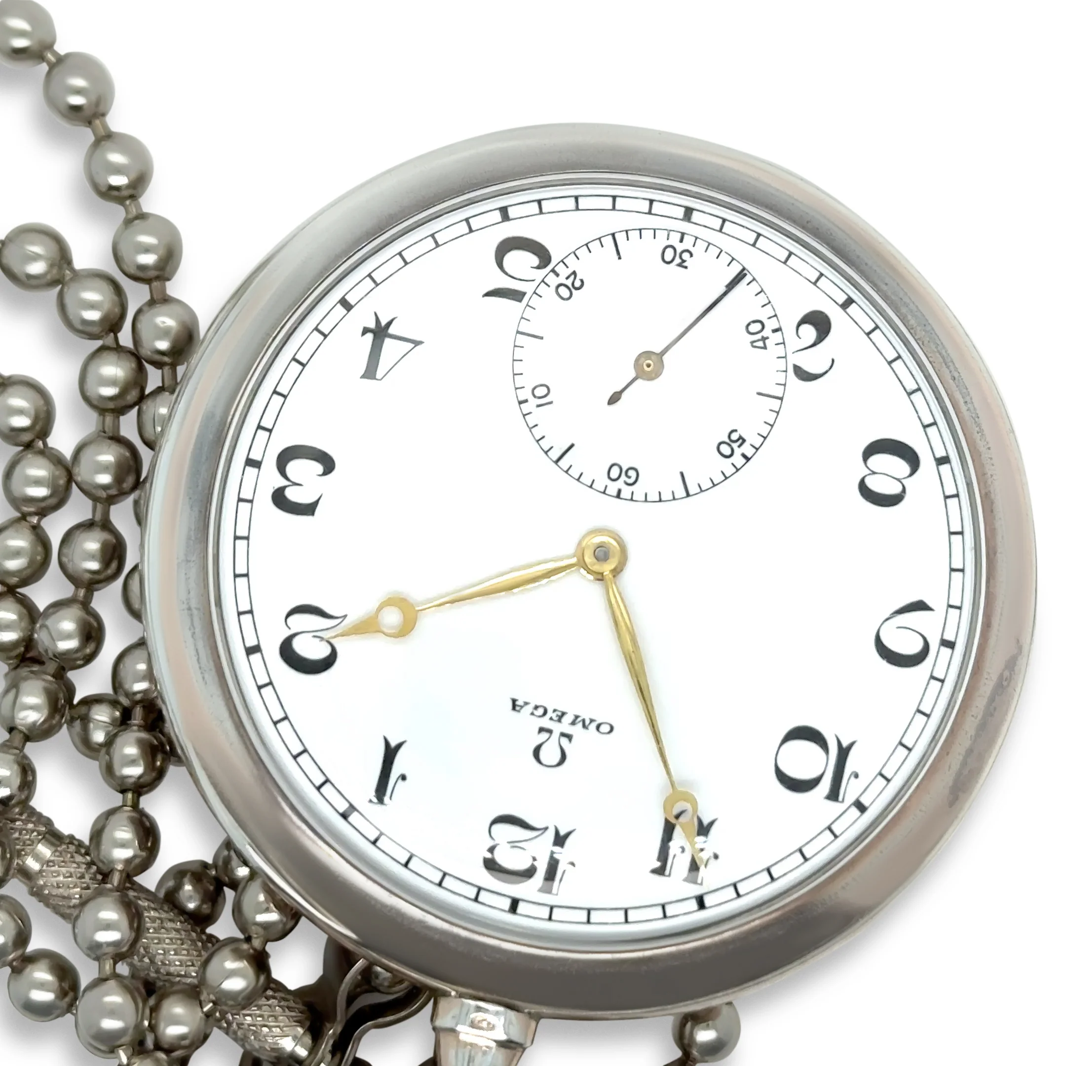 Omega 800 Silver Pocket Grand Prix Watch 50mm – Circa 1915 - Image 4