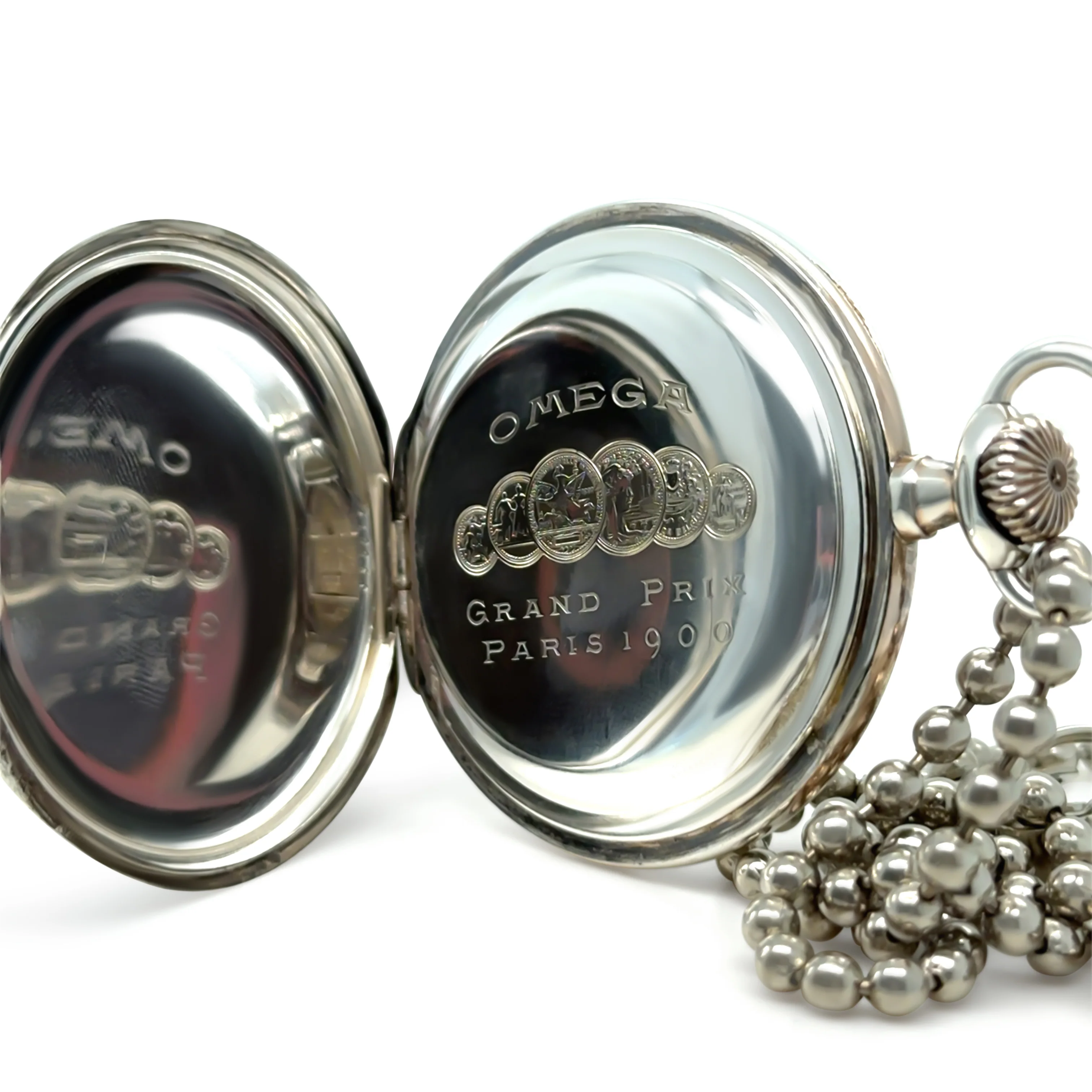 Omega 800 Silver Pocket Grand Prix Watch 50mm – Circa 1915 - Image 6