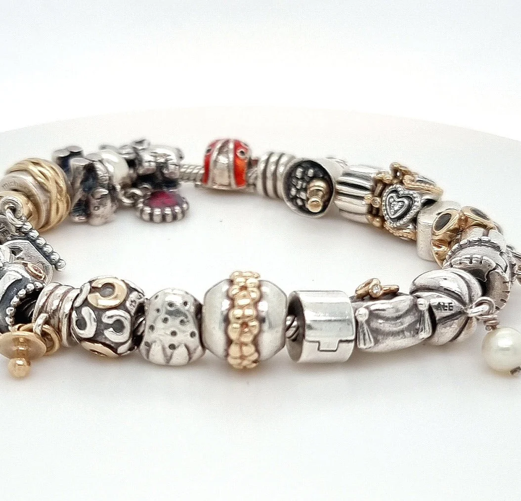 Pandora Silver Charm Bracelet - Image 4