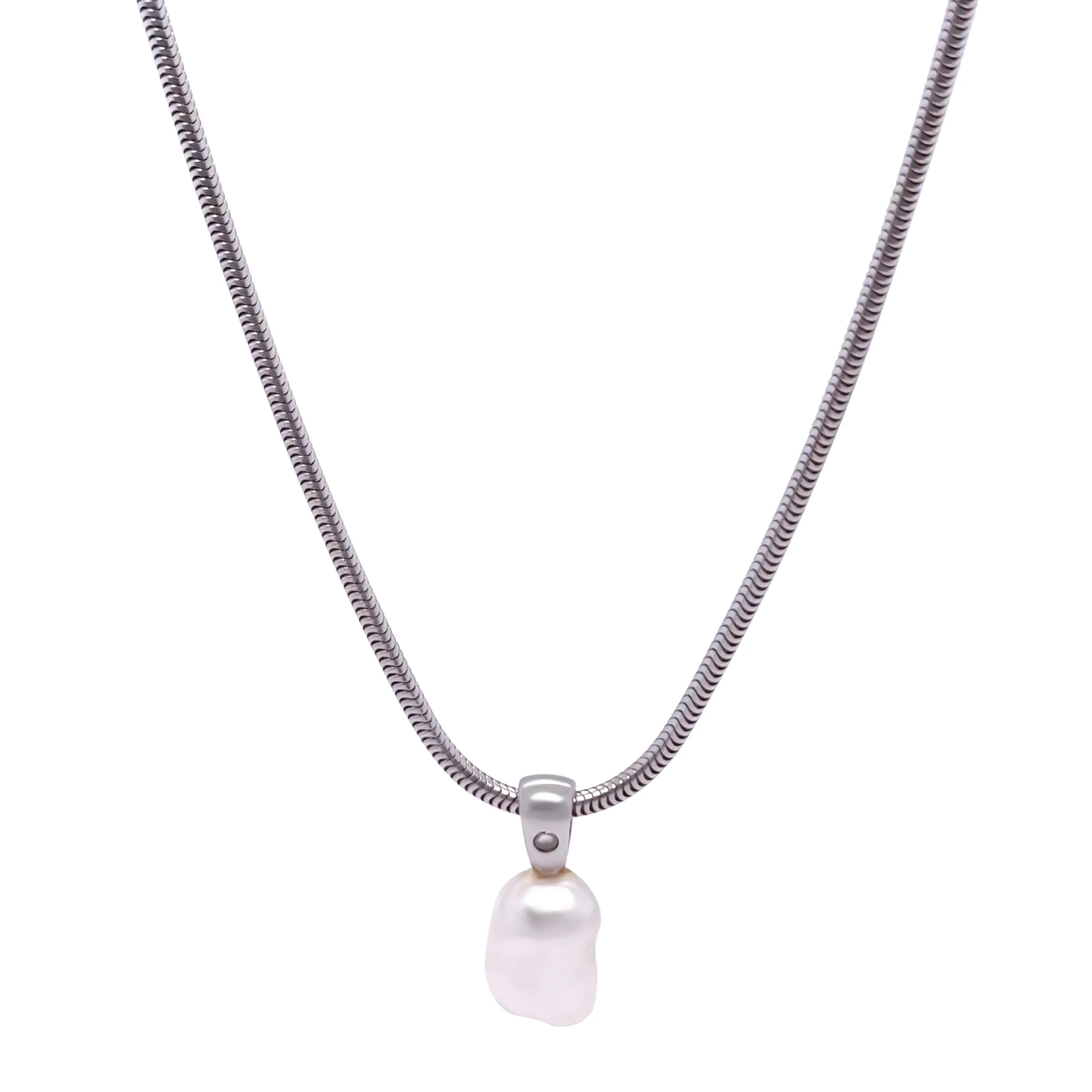 Paspaley 18ct White Gold Kechi Pearl Necklace 9.3g - Image 4