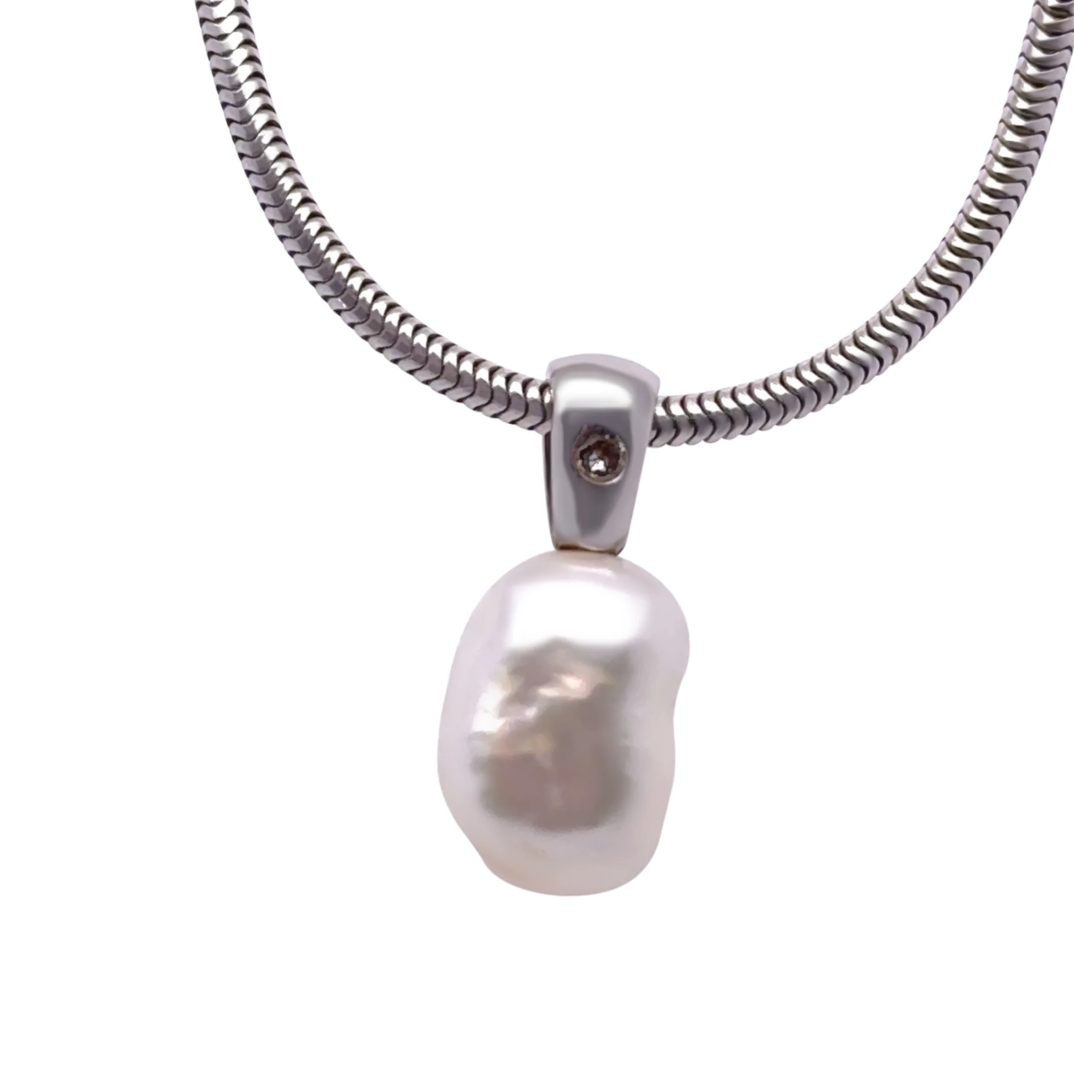 Paspaley 18ct White Gold Kechi Pearl Necklace 9.3g - Image 5