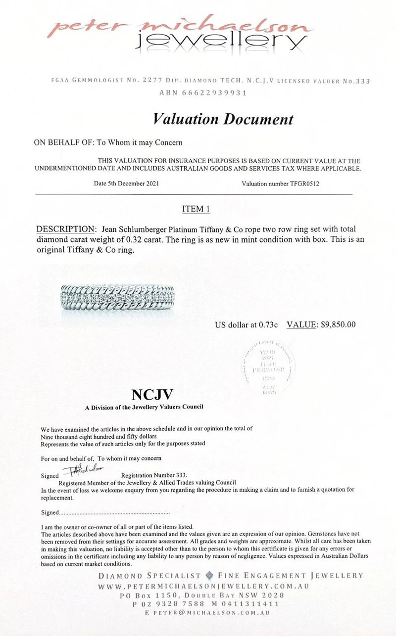 Tiffany and Co. Schulemberger Rope Ring - Image 6