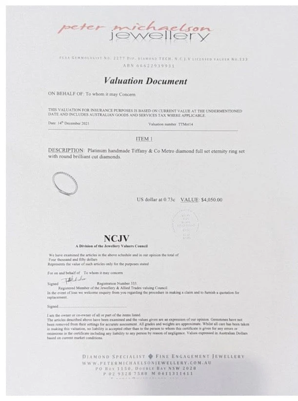 Tiffany & Co Metro Ring in Platinum - Image 4