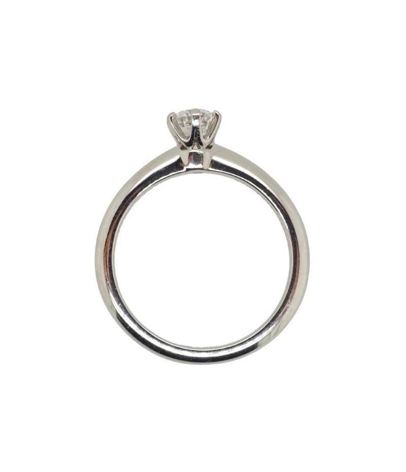 Tiffany & Co Setting Engagement Ring in Platinum 0.40ct - Image 4