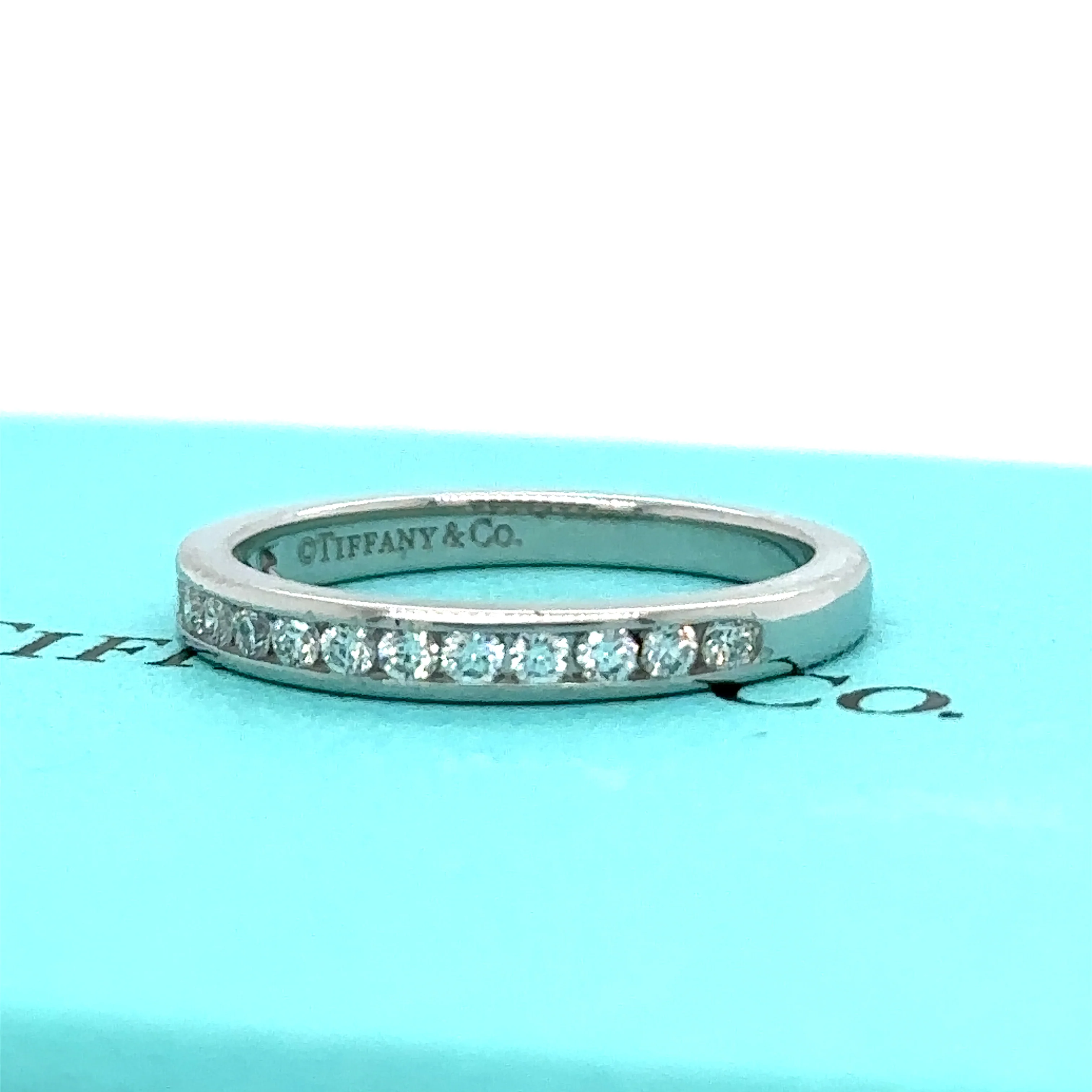Tiffany & Co Setting Wedding Band 0.24ct - Image 7