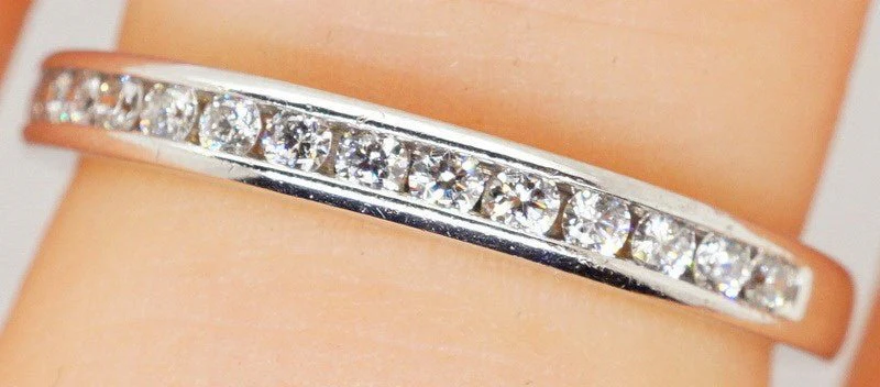 Tiffany & Co Diamond Wedding Band .24 - Image 5