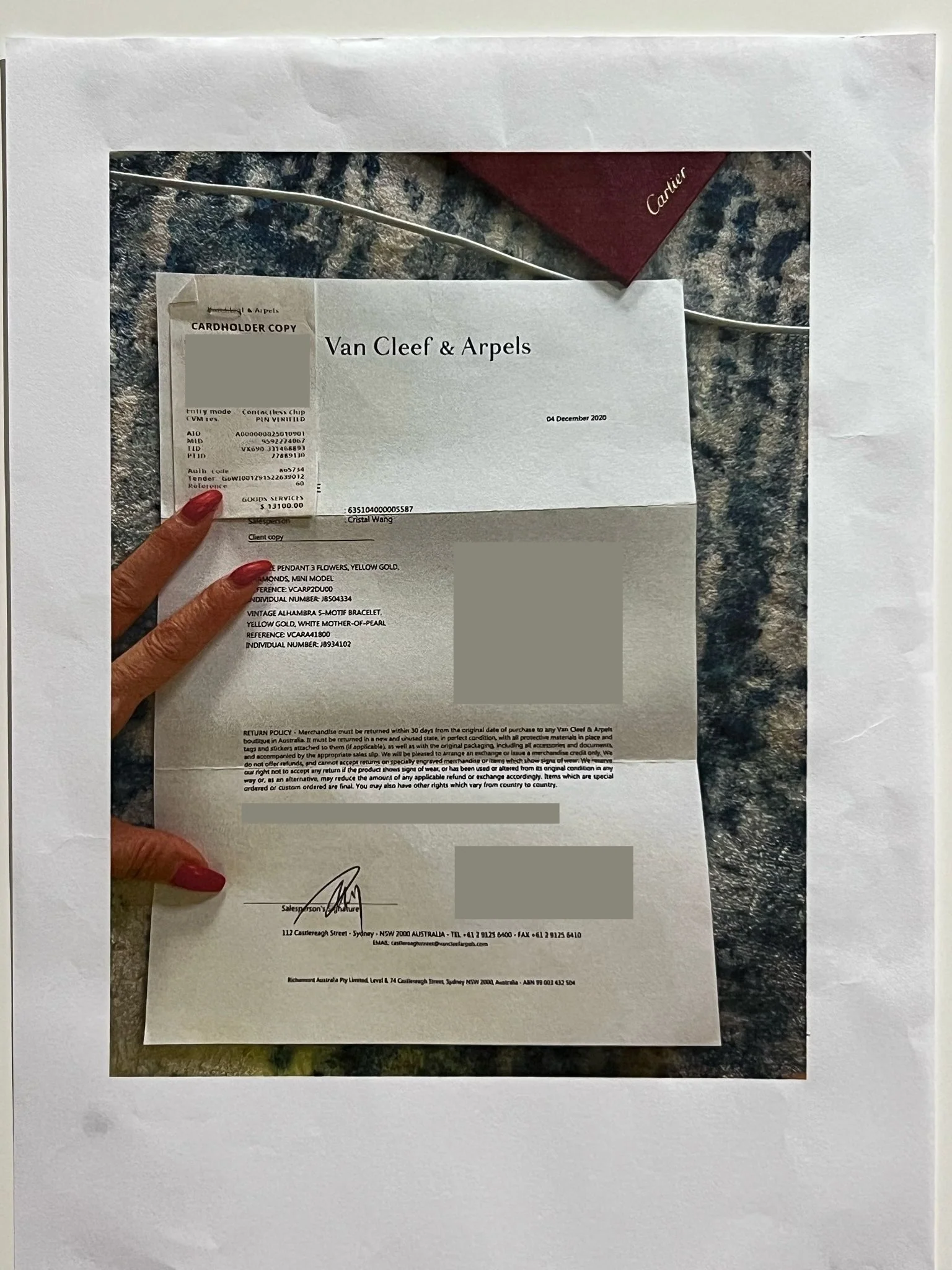 Van Cleef & Arpels Frivole 3-Flower Diamond Pendant Necklace 0.16ct 6.2g - Image 11